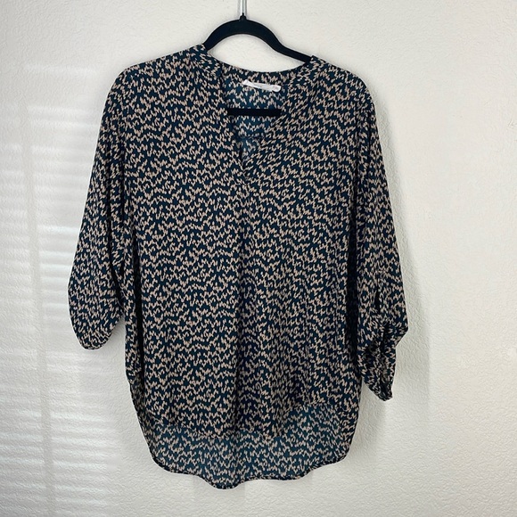 Lush Tops - LUSH Warren Split Neck Blouse Size Medium